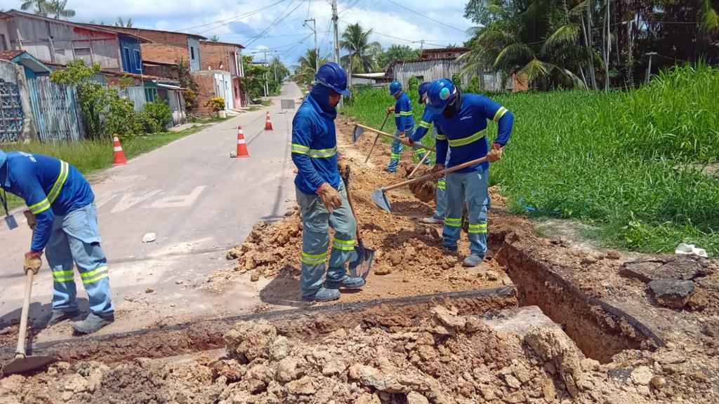 Mais de 5,7 mil moradores do bairro Pedreira são beneficiados com infraestrutura de serviços de água e esgoto