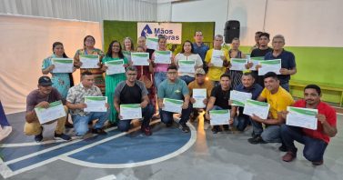 Águas de São Francisco celebra formatura da primeira turma de agentes de saneamento do projeto Mãos e Obras