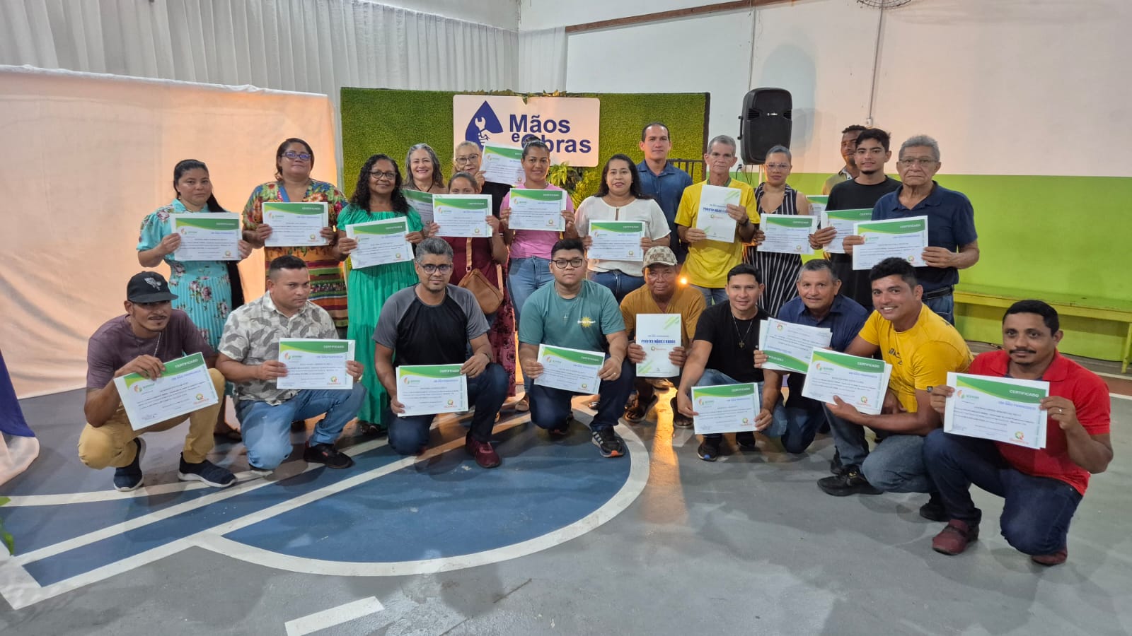 Águas de São Francisco celebra formatura da primeira turma de agentes de saneamento do projeto Mãos e Obras